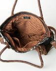 American Darling ADBG511BRW Tote Hair-On Genuine Leather Women Bag Western Handbag Purse