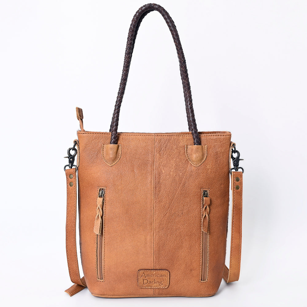 American Darling ADBG512TAW Tote Hair-On Genuine Leather Women Bag Western Handbag Purse