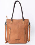 American Darling ADBG512TAW Tote Hair-On Genuine Leather Women Bag Western Handbag Purse
