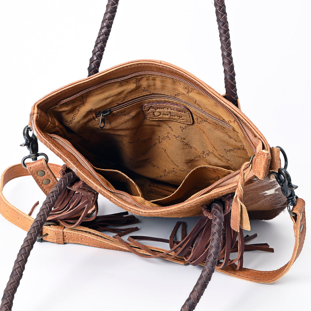 American Darling ADBG512TAW Tote Hair-On Genuine Leather Women Bag Western Handbag Purse