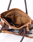 American Darling ADBG512TAW Tote Hair-On Genuine Leather Women Bag Western Handbag Purse