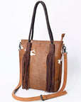 American Darling ADBG512TAW Tote Hair-On Genuine Leather Women Bag Western Handbag Purse