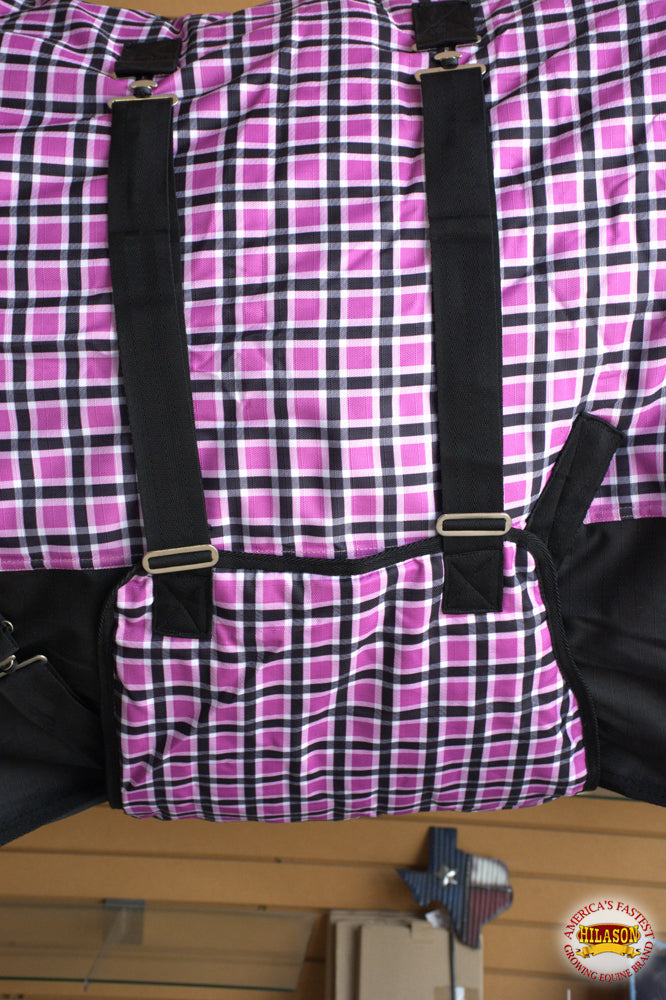 66&quot;- 84&quot; Hilason 1200D Winter Waterproof Turnout Horse Blanket Belly Wrap