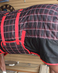66"- 84" Hilason 1200D Winter Waterproof Turnout Horse Blanket Belly Wrap