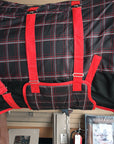 66"- 84" Hilason 1200D Winter Waterproof Turnout Horse Blanket Belly Wrap