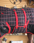 66"- 84" Hilason 1200D Winter Waterproof Turnout Horse Blanket Belly Wrap