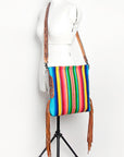 American Darling ADBGZ181 Messenger Saddle Blanket Genuine Leather Women Bag Western Handbag Purse