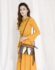 American Darling Cross Body Hand Tooled Saddle Blanket Genuine Leather Women Bag Western Handbag Purse