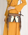 American Darling Cross Body Hand Tooled Saddle Blanket Genuine Leather Women Bag Western Handbag Purse