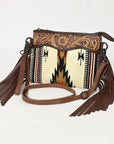 American Darling Cross Body Hand Tooled Saddle Blanket Genuine Leather Women Bag Western Handbag Purse