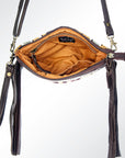 American Darling Cross Body Hand Tooled Saddle Blanket Genuine Leather Women Bag Western Handbag Purse
