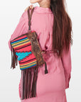 American Darling Cross Body Hand Tooled Saddle Blanket Genuine Leather Women Bag Western Handbag Purse