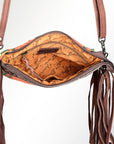 American Darling Cross Body Hand Tooled Saddle Blanket Genuine Leather Women Bag Western Handbag Purse