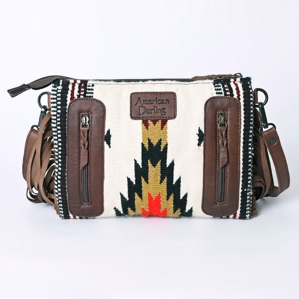 American Darling Cross Body Hand Tooled Saddle Blanket Genuine Leather Women Bag Western Handbag Purse