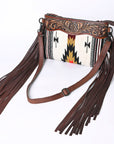 American Darling Cross Body Hand Tooled Saddle Blanket Genuine Leather Women Bag Western Handbag Purse