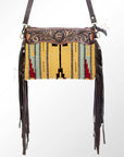 American Darling Cross Body Hand Tooled Saddle Blanket Genuine Leather Women Bag Western Handbag Purse