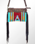 American Darling Cross Body Hand Tooled Saddle Blanket Genuine Leather Women Bag Western Handbag Purse