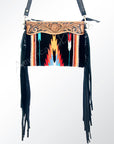 American Darling Cross Body Hand Tooled Saddle Blanket Genuine Leather Women Bag Western Handbag Purse