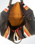 American Darling Saddle Blanket Genuine Leather Women Bag Western Handbag Purse