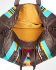 American Darling Saddle Blanket Genuine Leather Women Bag Western Handbag Purse