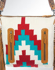 American Darling ADBGZ172G Signature Crossbody Hand Tooled Saddle Blanket Genuine Leather Women Bag Western Handbag Purse