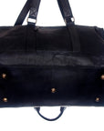 American Darling ADBG474BRWBK Duffel Hair On Genuine Leather Women Bag Western Handbag Purse