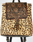 American Darling Hand Tooled Hair On Genuine Leather Women Bag Western Handbag Purse