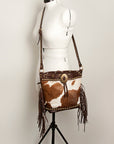 American Darling Bucket Hair On Genuine Leather Women Bag Western Handbag Purse