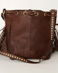 American Darling Bucket Hair On Genuine Leather Women Bag Western Handbag Purse
