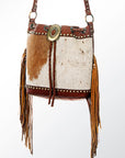 American Darling Bucket Hair On Genuine Leather Women Bag Western Handbag Purse