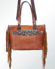 American Darling ADBGI103A Tote Hand Tooled Genuine Leather Women Bag Western Handbag Purse
