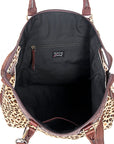 American Darling Tote Hand Tooled Hair On Genuine Leather Women Bag Western Handbag Purse