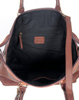 American Darling Tote Hand Tooled Hair On Genuine Leather Women Bag Western Handbag Purse