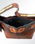 American Darling Hobo Hand Tooled Genuine Leather Women Bag Western Handbag Purse