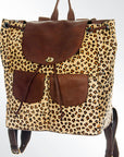 American Darling Hair On Genuine Leather Women Bag Western Handbag Purse