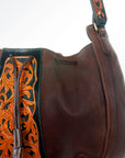 American Darling ADBGI111 Hobo Hair-On Genuine Leather Women Bag Western Handbag Purse