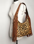 American Darling Hobo Hair On Genuine Leather Women Bag Western Handbag Purse