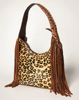 American Darling Hobo Hair On Genuine Leather Women Bag Western Handbag Purse