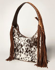 American Darling Hobo Hair On Genuine Leather Women Bag Western Handbag Purse