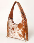 American Darling Hobo Hair On Genuine Leather Women Bag Western Handbag Purse