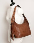American Darling Hobo Hair On Genuine Leather Women Bag Western Handbag Purse