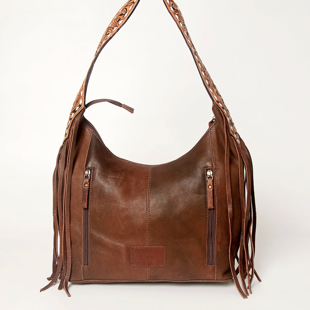 American Darling Hobo Hair On Genuine Leather Women Bag Western Handbag Purse