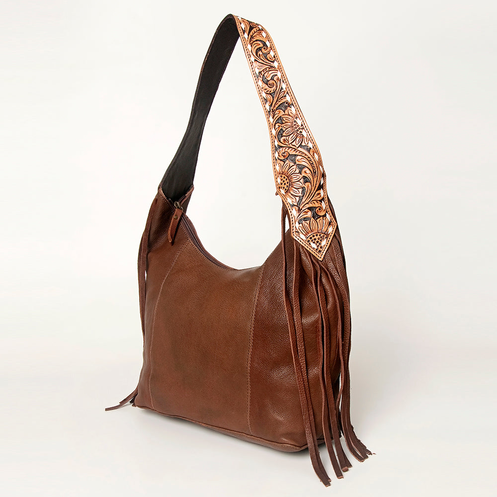 American Darling Hobo Hair On Genuine Leather Women Bag Western Handbag Purse