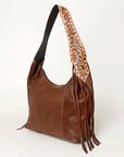 American Darling Hobo Hair On Genuine Leather Women Bag Western Handbag Purse