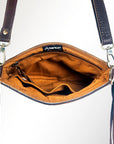 ADBGZ204 American Darling Hand Tooled Hair On Genuine Leather Women Bag Western Handbag Purse