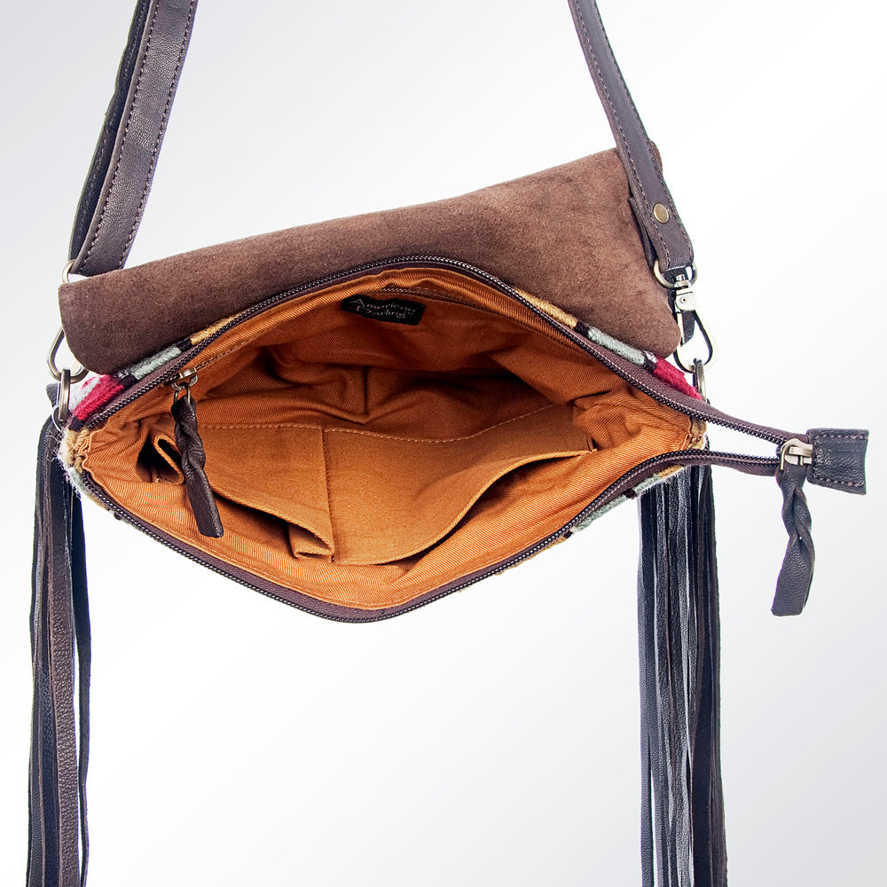 American Darling Cross Body Saddle Blanket Genuine Leather Women Bag Western Handbag Purse