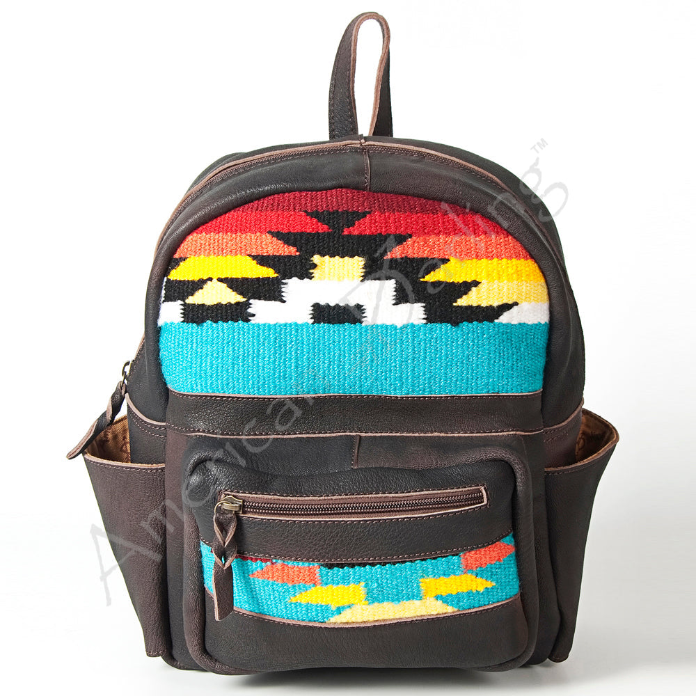 American Darling Saddle Blanket Genuine Leather Women Bag Western Handbag Purse