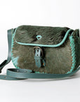 American Darling ADBGZ188 Crossbody Hair-On Genuine Leather Women Bag Western Handbag Purse