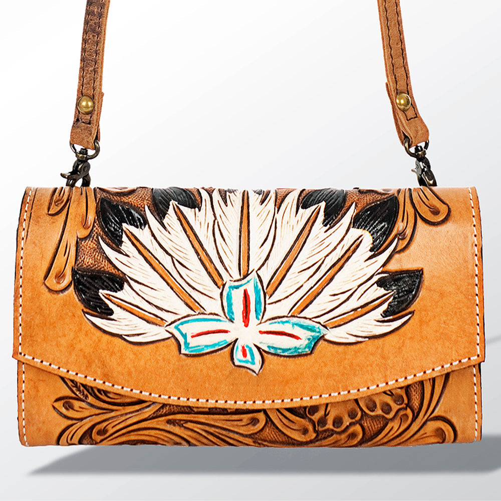 American Darling Organiser Hand Tooled Saddle Blanket Genuine Leather Western Women Bag Handbag Purse | Organiser Bag for Women | Cute Organiser Bag |Organiser Purse