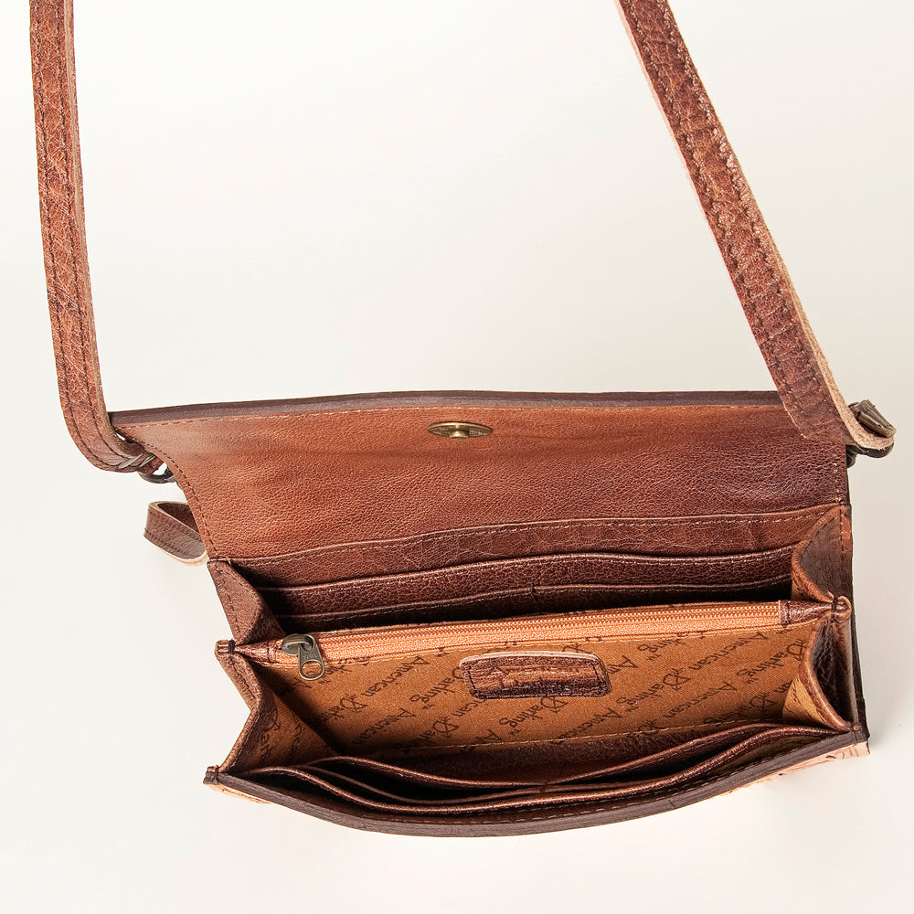 American Darling Organiser Hand Tooled Saddle Blanket Genuine Leather Western Women Bag Handbag Purse | Organiser Bag for Women | Cute Organiser Bag |Organiser Purse